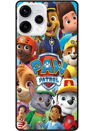Силиконовый чехол бампер для oppo reno 15 щенячий патруль paw patrol