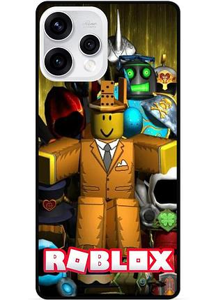 Силіконовий чохол бампер для oppo reno 15 з малюнком roblox гра в кальмара роблокс