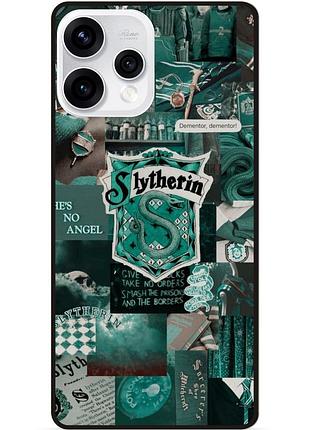 Чохол силіконовий бампер для oppo reno 15 з малюнком slytherin слизерин драко малфой гаррі поттер harry