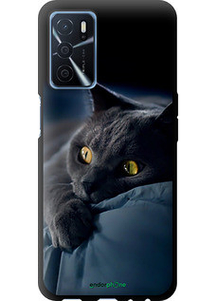 Чохол на oppo a54s димчастий кіт "825b-3473-2448"