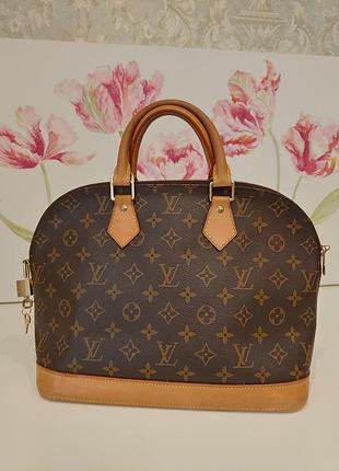 Оригинальная сумка louis vuitton alma pm monogram canvas