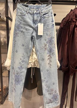 Zara straight flora print 3