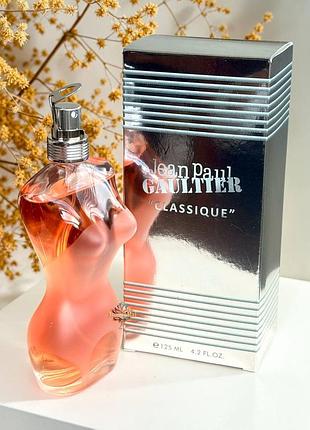 👗 стойкие женские духи jean paul gaultier classique (жан поль готье классик) 125 мл. легендарный свежий аромат с ванилью