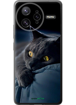 Чехол на xiaomi redmi k80 pro дымчатый кот "825u-4145-2448"