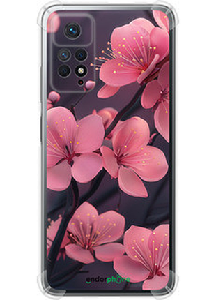 Чохол на xiaomi redmi note 11 pro пурпурова сакура "6075sp-2512-2448"