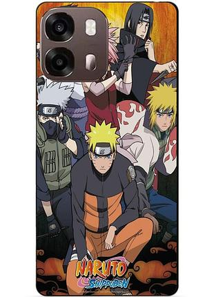 Силіконовий чохол бампер для oppo a6s з малюнком naruto наруто аніме