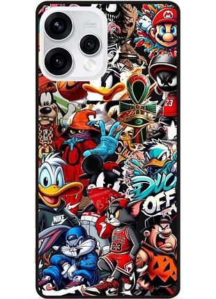 Чехол силиконовый бампер для oppo reno 15 с картинкой disney