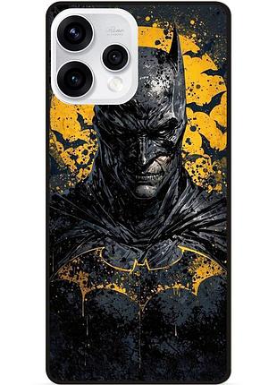 Чехол силиконовый бампер для oppo reno 15 с рисунком бэтмен batman