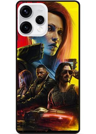 Чохол силіконовий бампер для oppo reno 15 з малюнком cyberpunk