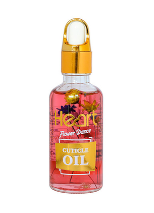 Олія квіткова для кутикул juicy fruit (рожева) heart, 30 мл