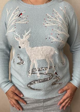 Різдвяний светр, ugly sweater george, зимовий светр