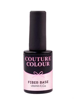 Основа під гель-лак couture colour revital fiber base milk, 9 мл