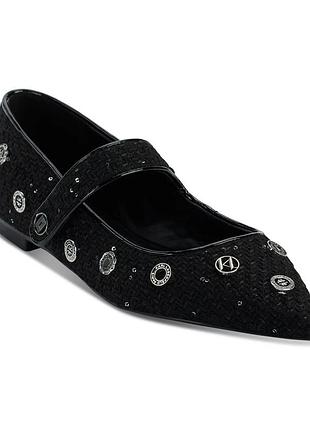Женские балетки karl lagerfeld paris 38,5 (8 us) 25 см