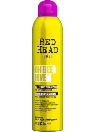 Сухий шампунь для об'єму bed head oh bee hive volumizing dry shampoo tigi, 238 мл