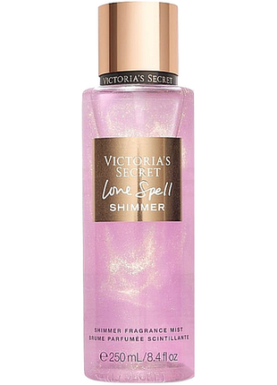 Спрей для тела с шиммером love spell victoria’s secret, 250 мл