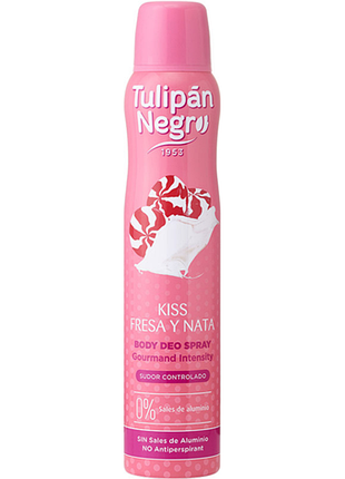 Дезодорант-спрей полуничний крем tulipan negro, 200 мл