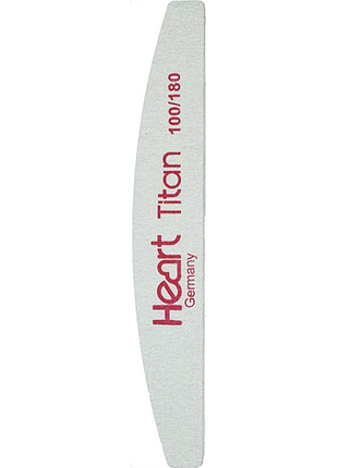 Пилка для ногтей heart titan half, 100/180