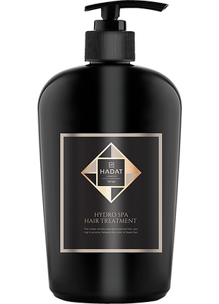 Маска увлажняющая hydro spa hair treatment hadat, 500 мл