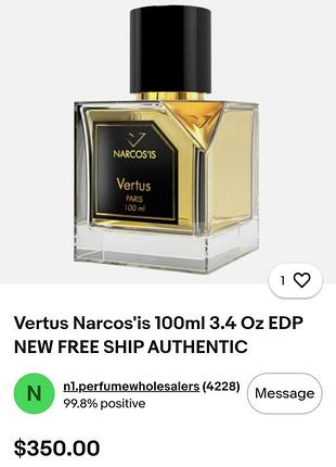 Розпив парфума vertus narcos'is. 8