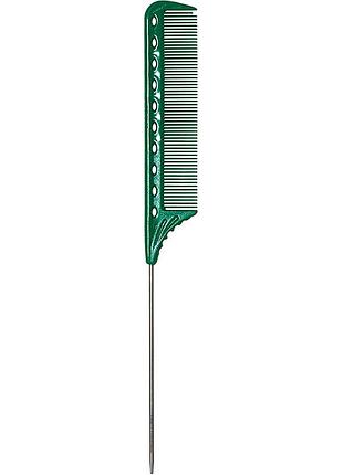 Гребінець із металевим хвостиком ys-102 green y.s.park