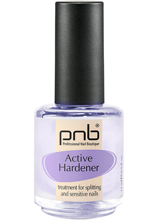 Средство для укрепления ломких ногтей active hardener pnb,15 мл