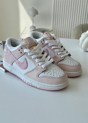 Кросівки nike dunk low pink paisley 🩷
