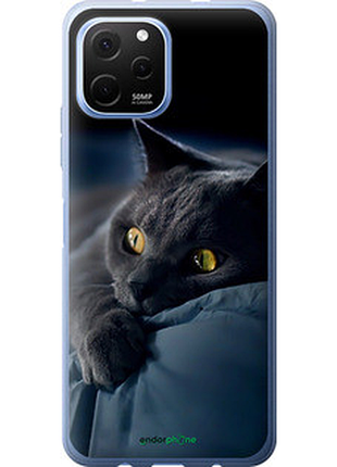 Чехол на huawei nova y61 дымчатый кот "825u-2983-2448"