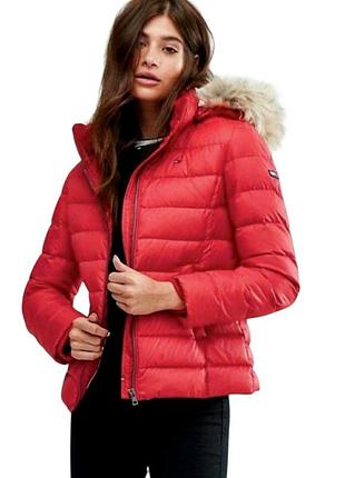 Женский пуховик tommy hilfiger