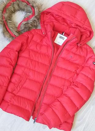 Женский пуховик tommy hilfiger 9