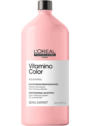 Шампунь для окрашенных волос vitamino color 1500 мл l’oreal professionnel paris