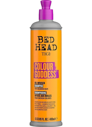 Шампунь для окрашеных волос colour goddess tigi, 400 мл
