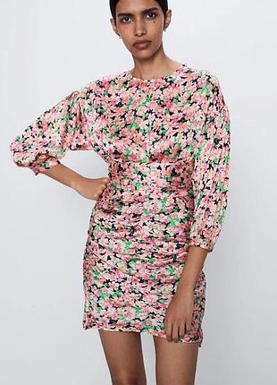 Сатинова сукня zara👌 3