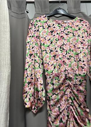 Сатинова сукня zara👌 7