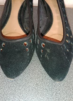 Туфли замшевые clarks 38р. 3