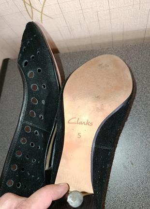 Туфли замшевые clarks 38р. 6