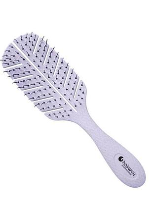 Щетка массажная eco corn 10 - рядов голубая hairway