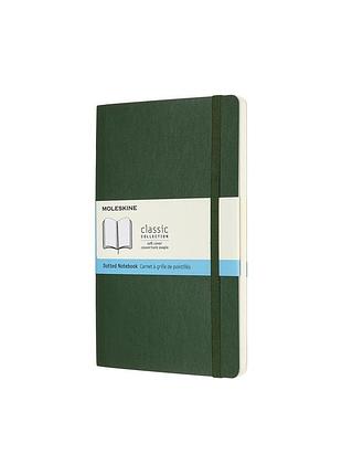 Записная книжка moleskine classic средняя, точка миртовый зеленый мягкая (qp619k15)