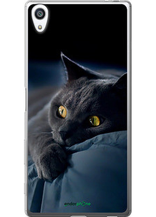 Чохол на sony xperia z5 premium e6883 димчастий кіт "825t-345-2448"