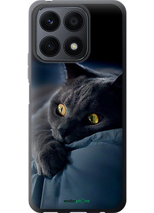 Чехол на huawei honor x8a дымчатый кот "825u-2963-2448"