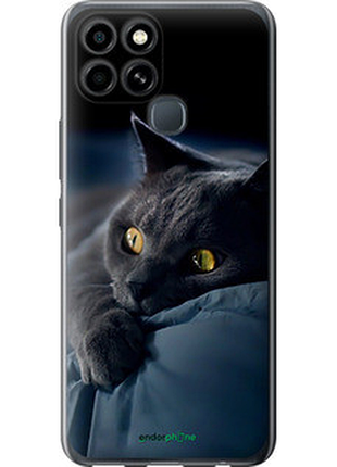 Чохол на infinix smart 6 димчастий кіт "825u-2758-2448"