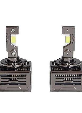 Лампы led pulso lr2-d3s usa bridgelux csp chips 12v 2x55w 10000lm 6000k