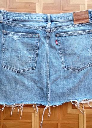 Джинсова спідниця levis 2