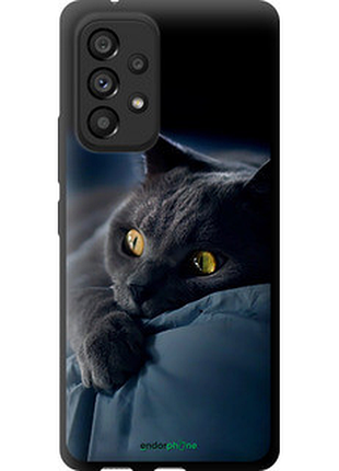 Чохол на samsung galaxy a53 a536e димчастий кіт "825b-2585-2448"
