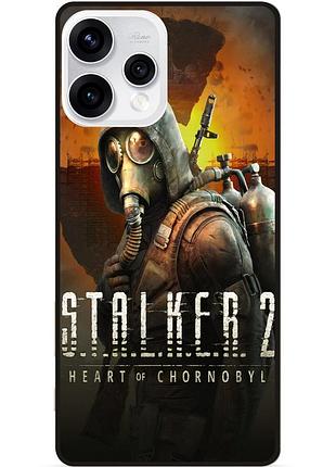 Силіконовий чохол бампер для oppo reno 15 з картинкою stalker сталкер
