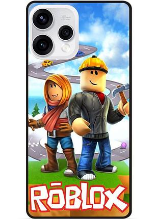 Силіконовий чохол бампер для oppo reno 15 з картинкою roblox роблокс