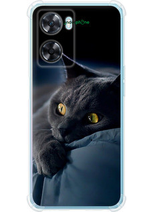 Чехол на oppo a57s дымчатый кот "825sp-2931-2448"