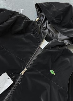 Вітровка чоловіча lacoste чорна 4