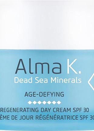 Крем денний регенерувальний антивіковий для обличчя spf30 alma k, 50 мл