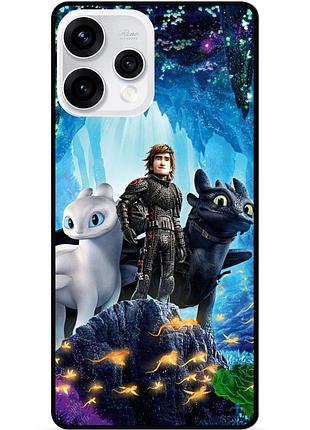 Силіконовий чохол бампер для oppo reno 15 з малюнком как приручить дракона