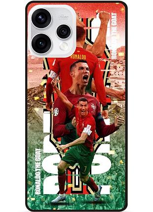 Силиконовый бампер чехол для oppo reno 15 с рисунком ronaldo португалия роналдо